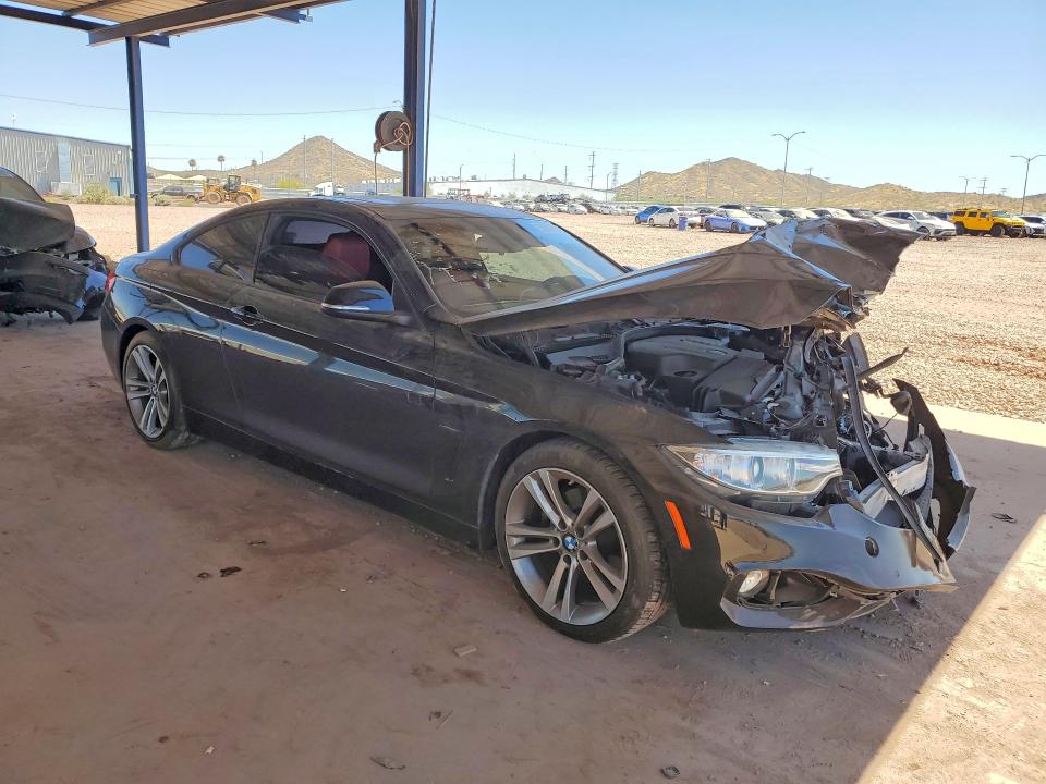 2015 BMW 4er VIN WBA3N3C58FK234971 COPART salvage auction — FRONT END, AZ - CERT OF TITLE - SALVAGE, sold $175 on 2026-07-23 (photo 4)
