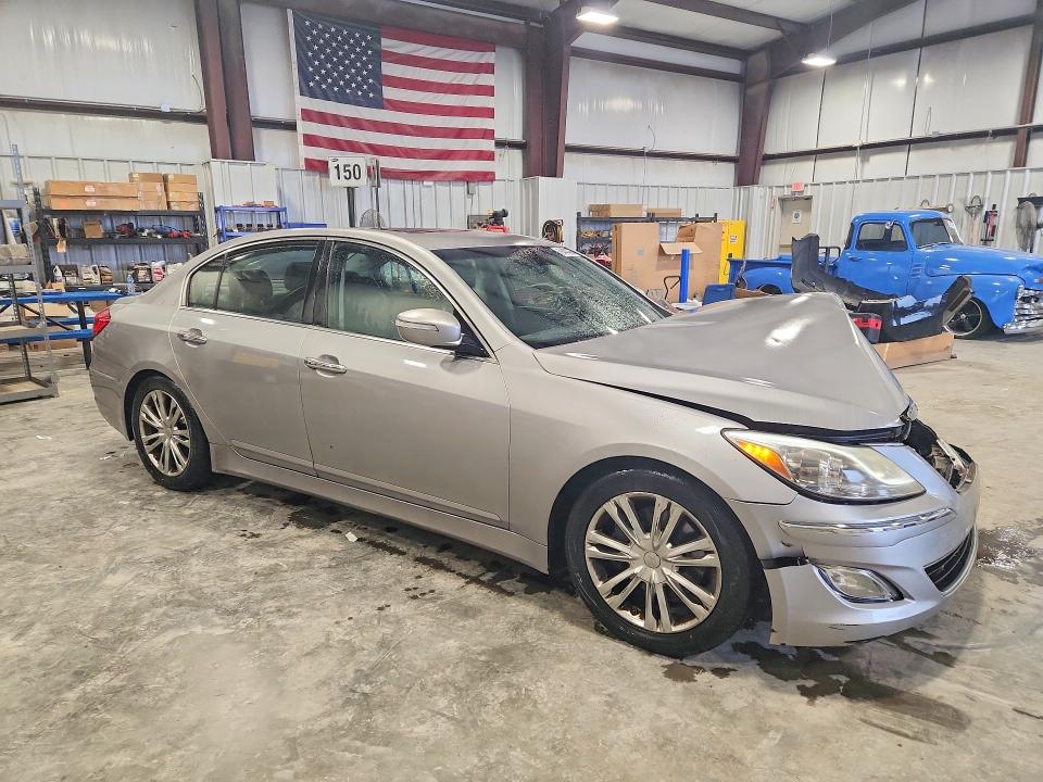 2012 Hyundai Genesis VIN KMHGC4DD6CU161309 COPART salvage auction — FRONT END, Ky - Cert Of Title-Salvage, sold $225 on 2026-07-23 (photo 4)