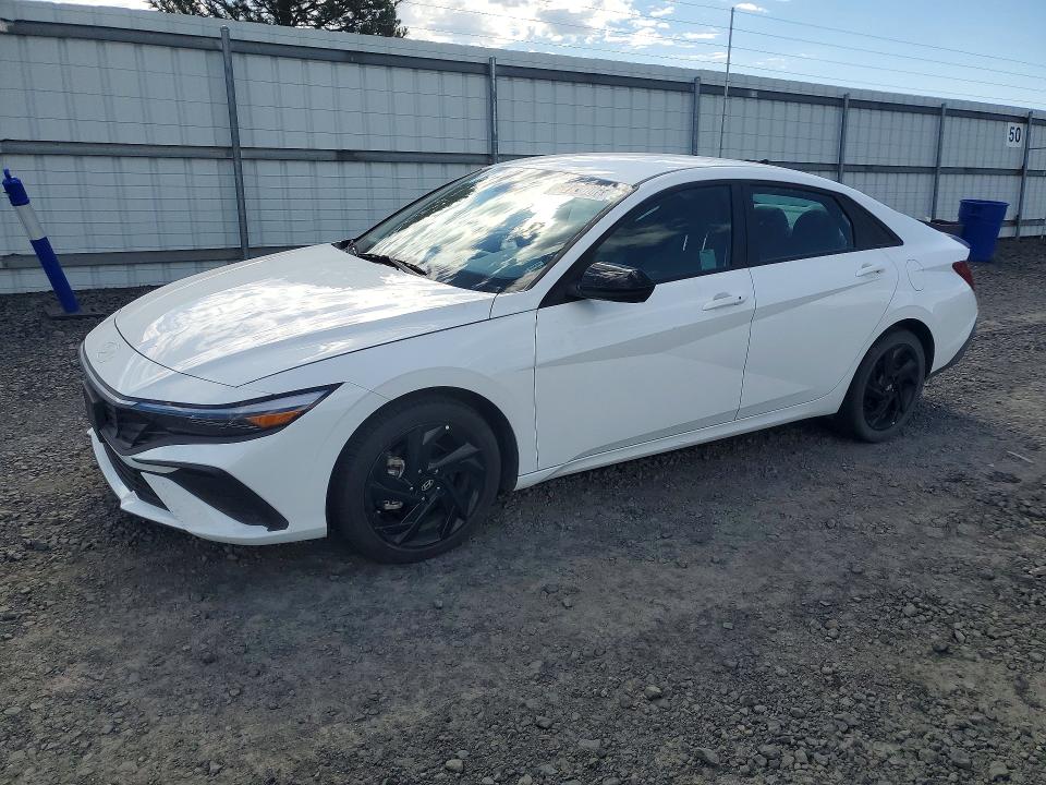 2026 Hyundai Elantra VIN KMHLM4DG9TU138709 COPART salvage auction — REAR END, WA - BILL OF SALE, sold $7,100 on 2026-07-13 (photo 1)