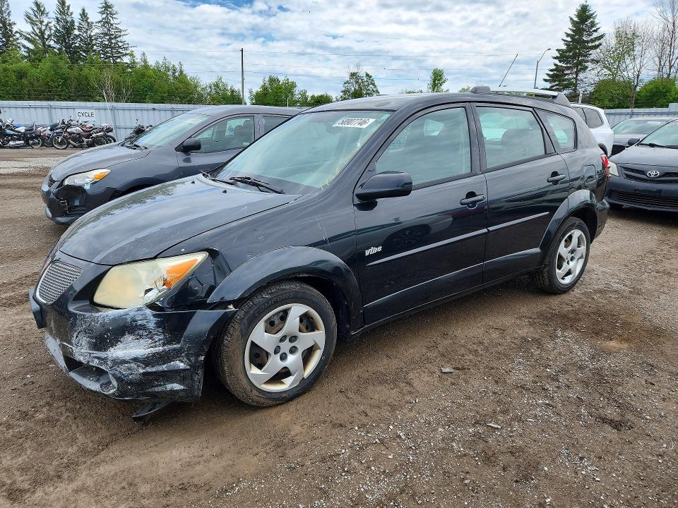 2005 Pontiac Vibe VIN 5Y2SL63815Z412323 COPART salvage auction — FRONT END, On - Permit No Brand - Unfit, sold $1,900 on 2026-07-23 (photo 1)