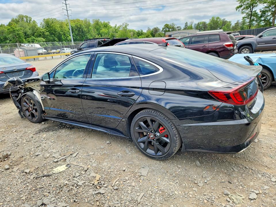2022 Hyundai Sonata VIN 5NPEK4JC3NH146449 COPART salvage auction — FRONT END, Md - Cert Of Salvage > 75% Damage, sold $250 on 2026-07-14 (photo 2)