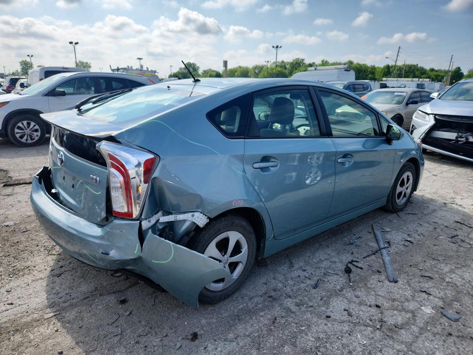 2015 Toyota Prius VIN JTDKN3DU3F2003464 COPART salvage auction — REAR END, In - Cert Of Title-Salvage Title, sold $3,100 on 2026-07-17 (photo 3)