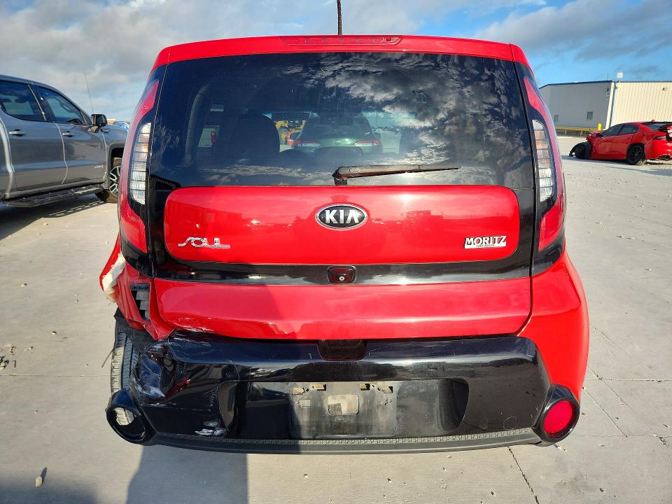 2016 Kia VIN KNDJP3A52G7862102 COPART salvage auction — REAR END, Tx - Certificate Of Title, sold $450 on 2026-07-21 (photo 6)