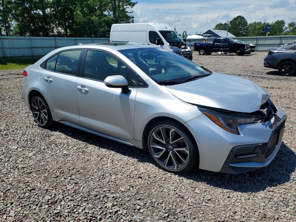 2020 Toyota VIN JTDP4RCE9LJ025797 COPART salvage auction — FRONT END, Ny - Mv-907A Salvage Certificate, sold $4,050 on 2026-07-15 (photo 4)
