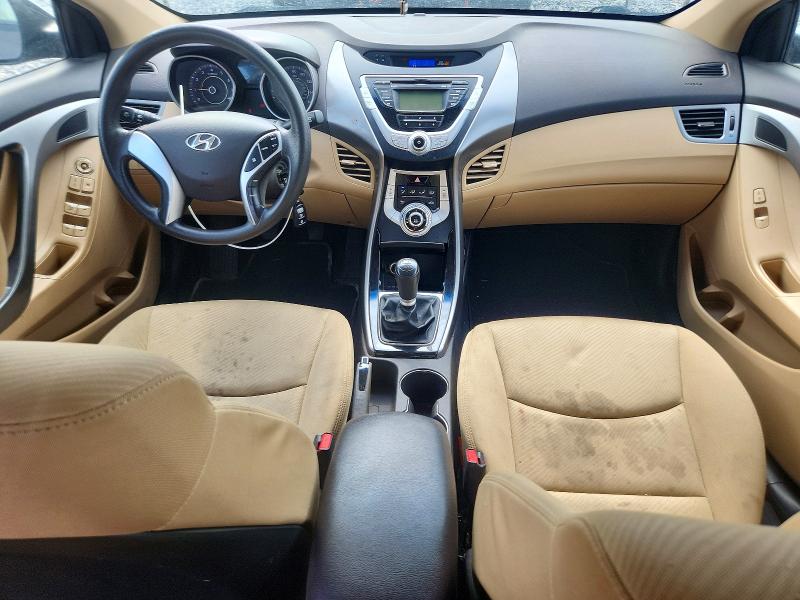 2012 Hyundai Elantra VIN KMHDH4AE3CU231527 COPART salvage auction — FRONT END, Mi - Certificate Of Title, sold $500 on 2026-07-20 (photo 8)