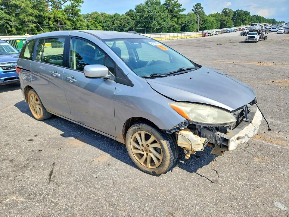 2012 Mazda 5 VIN JM1CW2BL6C0131579 COPART salvage auction — FRONT END, Al - Cert Of Title-Flood Salvage, sold $225 on 2026-07-13 (photo 4)