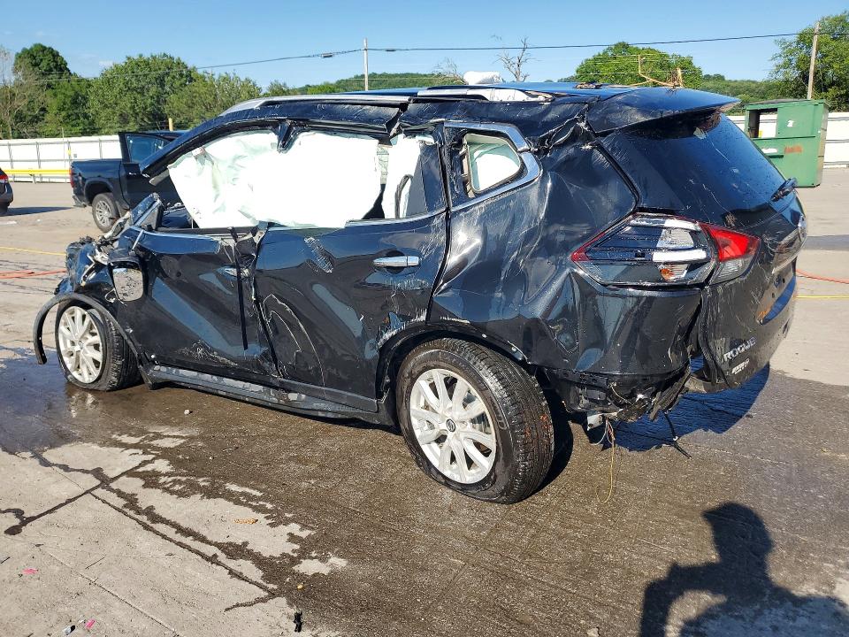 2019 Nissan Rogue VIN JN8AT2MT7KW261691 COPART salvage auction — ROLLOVER, Tn - Non-Repairable Certificate, sold $250 on 2026-07-13 (photo 2)