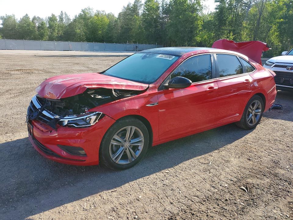2021 Volkswagen Jetta VIN 3VWE57BU0MM073756 COPART salvage auction — REAR END, On - Permit Salvage, sold $2,150 on 2026-07-09 (photo 1)