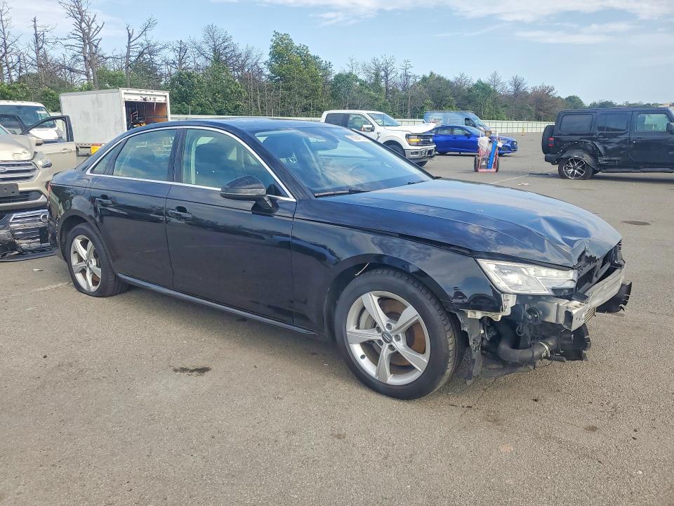 2019 Audi A4 VIN WAUDNAF46KA014353 COPART salvage auction — FRONT END, Ny - Mv-907A Salvage Certificate, sold $5,600 on 2026-07-08 (photo 4)