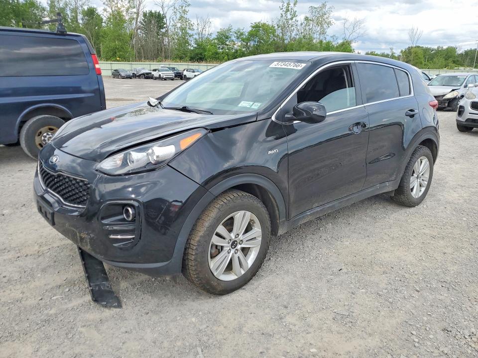 2018 Kia Sportage VIN KNDPMCAC3J7487071 COPART salvage auction — VANDALISM, Ny - Mv-907A Salvage Certificate, sold $2,100 on 2026-07-27 (photo 1)