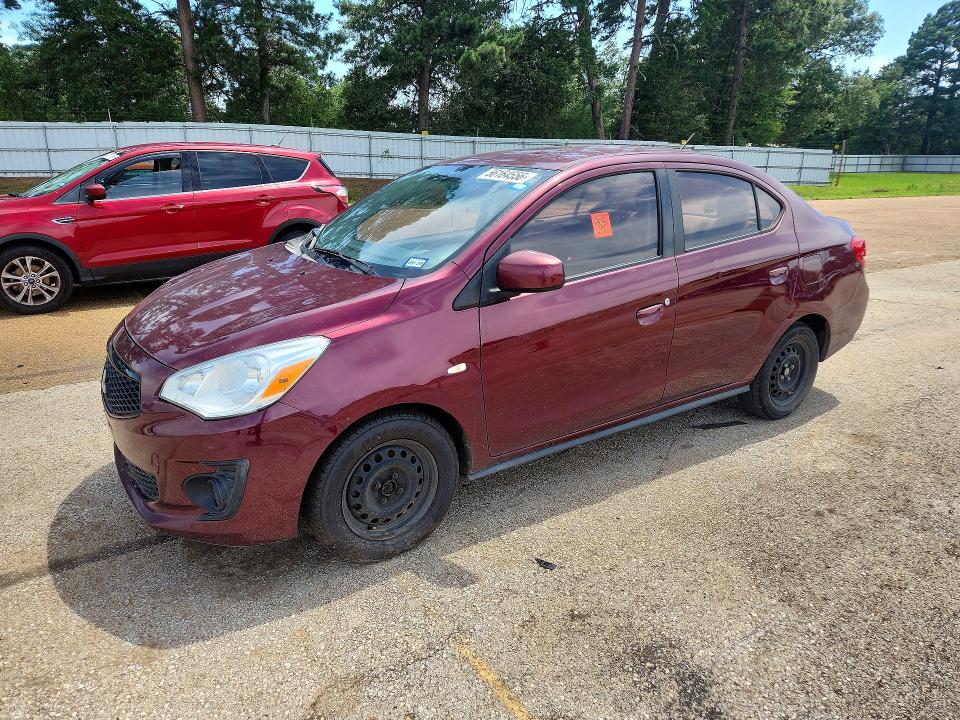2020 Mitsubishi VIN ML32F3FJ5LHF03432 COPART salvage auction — FRONT END, Tx - Salvage Vehicle Title, sold $1,800 on 2026-07-06 (photo 1)
