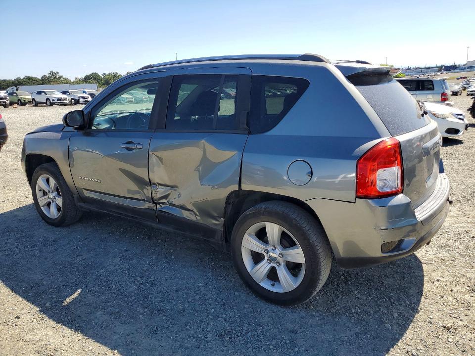 2012 Jeep Compass VIN 1C4NJCBA2CD686548 COPART salvage auction — VANDALISM, Ca - Salvage Certificate, sold $600 on 2026-07-09 (photo 2)