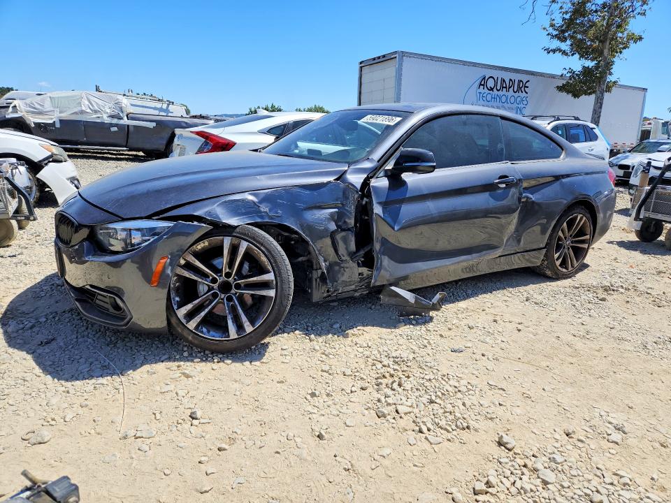 2018 BMW 4er VIN WBA4W3C56JAE99701 COPART salvage auction — FRONT END, Ca - Salvage Certificate, sold $1,500 on 2026-07-21 (photo 1)