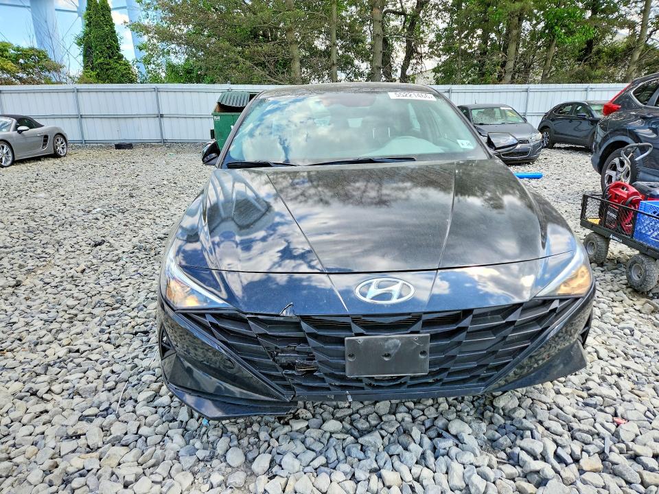2022 Hyundai Elantra VIN KMHLM4AG6NU221053 COPART salvage auction — FRONT END, Nj - Cert Of Title-Salvage, sold $2,350 on 2026-07-29 (photo 5)