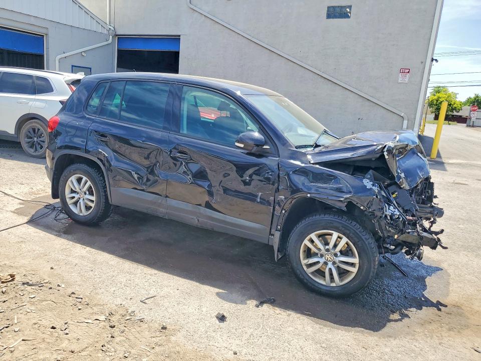 2013 Volkswagen Tiguan VIN WVGBV3AX2DW597397 COPART salvage auction — FRONT END, Nj - Cert Of Title-Salvage, sold $375 on 2026-07-14 (photo 4)
