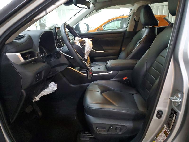 2023 Toyota Highlander VIN 5TDKDRAH5PS046226 COPART salvage auction — FRONT END, Pa - Certificate Of Salvage, sold $14,100 on 2026-07-08 (photo 7)