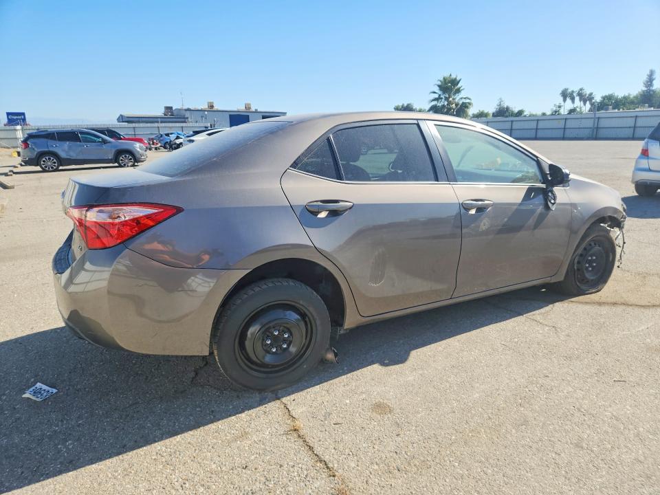 2017 Toyota Corolla VIN 5YFBURHE5HP734216 COPART salvage auction — FRONT END, Ca - Salvage Certificate, sold $2,700 on 2026-07-06 (photo 3)