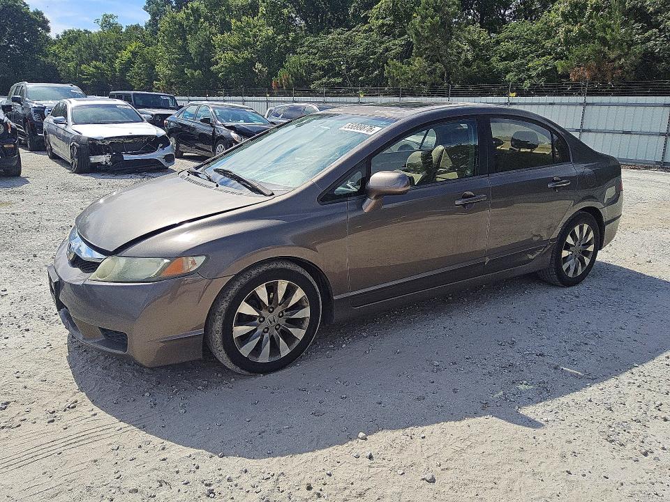 2010 Honda Civic VIN 19XFA1F89AE076531 COPART salvage auction — MINOR DENT/SCRATCHES, Ga - Certificate Of Title, sold $2,050 on 2026-07-09 (photo 1)
