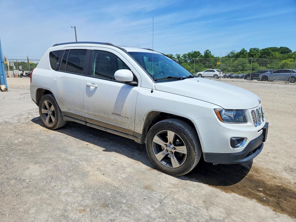 2016 Jeep Compass VIN 1C4NJDEB2GD795107 COPART salvage auction — FRONT END, Pa - Certificate Of Salvage, sold $375 on 2026-07-24 (photo 4)
