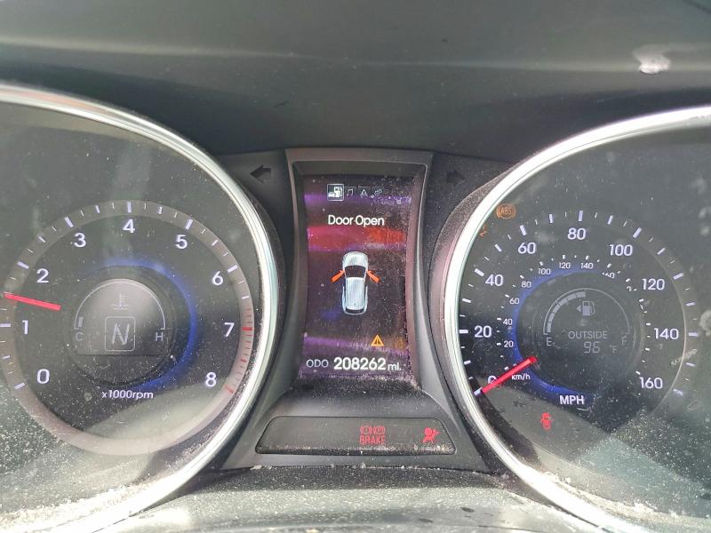 2013 Hyundai Santa fe VIN 5XYZU3LB4DG110995 COPART salvage auction — FRONT END, Sc - Cert Of Title-Salvage, sold $225 on 2026-07-27 (photo 9)