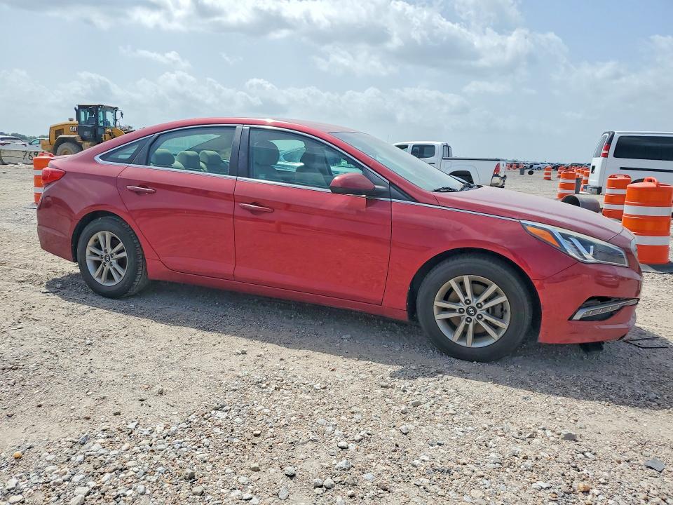 2015 Hyundai Sonata VIN 5NPE24AFXFH007625 COPART salvage auction — MINOR DENT/SCRATCHES, Tx - Salvage Vehicle Title, sold $1,050 on 2026-07-09 (photo 4)