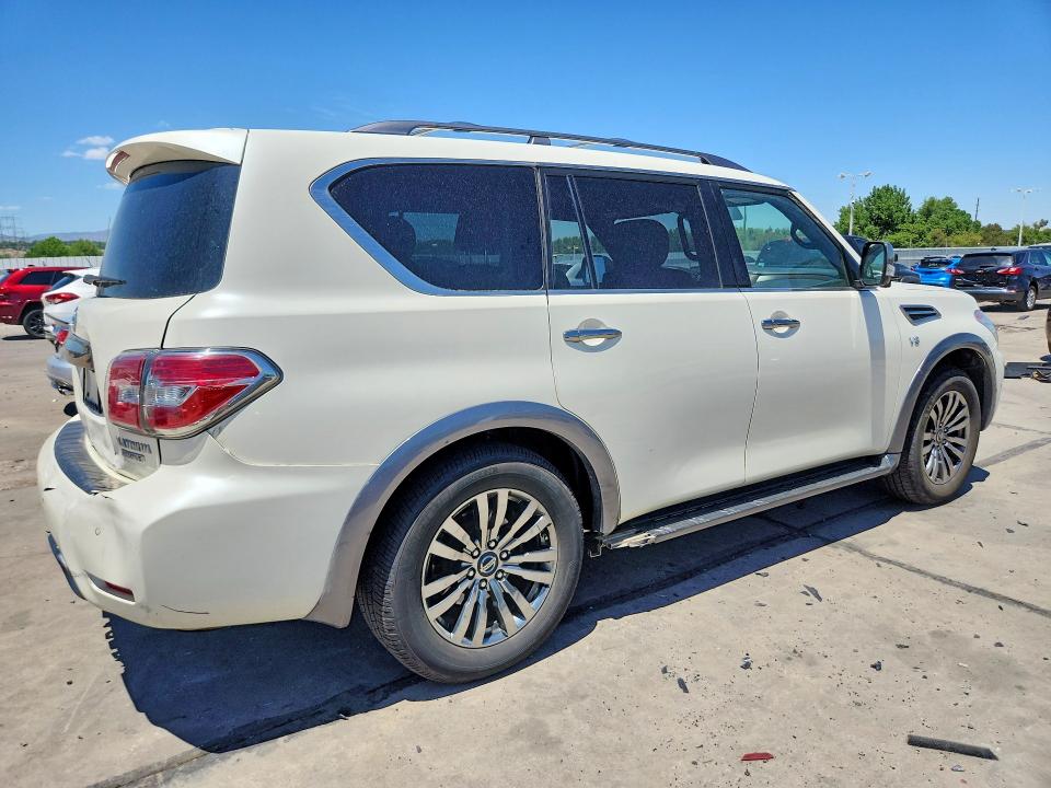 2018 Nissan Armada VIN JN8AY2NE6J9734561 COPART salvage auction — REAR END, Co - Salvage Title, sold $7,400 on 2026-07-06 (photo 3)