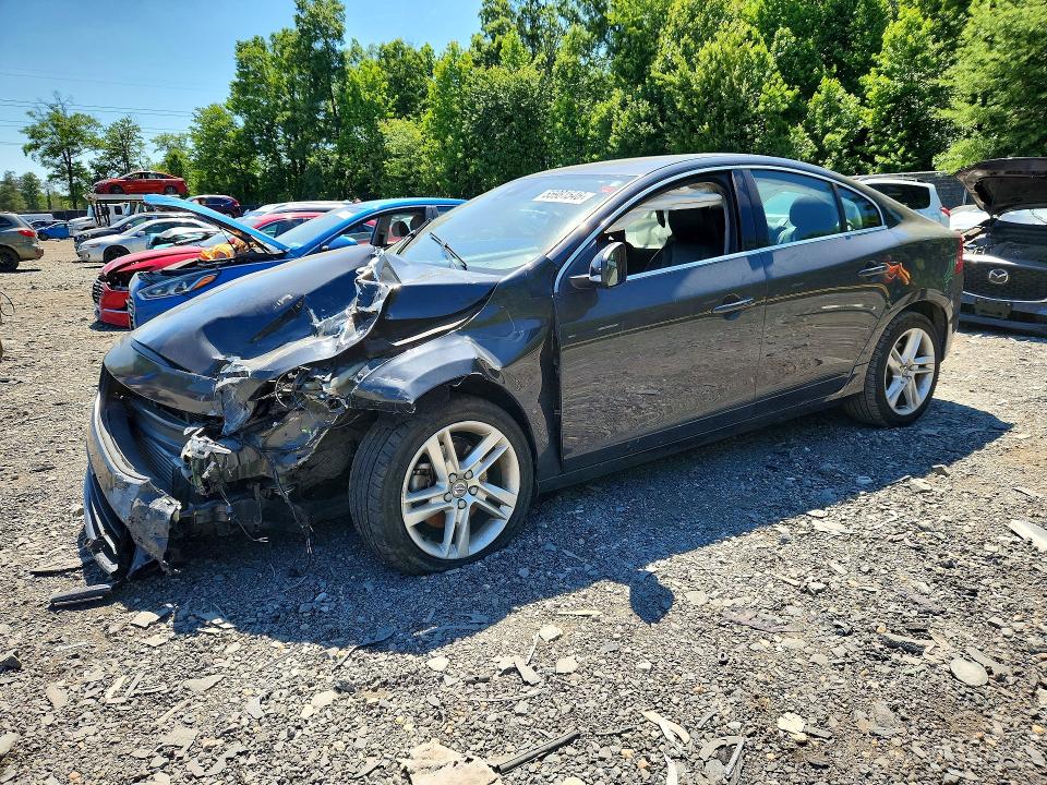 2015 Volvo S60 VIN YV126MFK8F1363683 COPART salvage auction — FRONT END, Salvage Title, sold $225 on 2026-07-17 (photo 1)