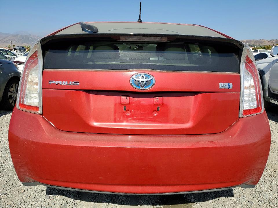 2012 Toyota Prius VIN JTDKN3DUXC1599643 COPART salvage auction — MECHANICAL, Ca - Dis/Dlr/Exp Only Clean Title, sold $5,500 on 2026-07-29 (photo 6)