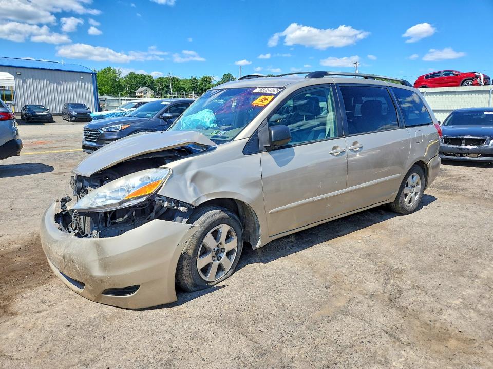 2006 Toyota Sienna VIN 5TDZA23C46S506734 COPART salvage auction — FRONT END, PA - CERTIFICATE OF SALVAGE, sold $175 on 2026-07-21 (photo 1)