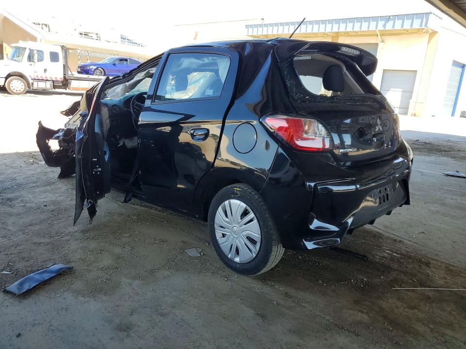 2024 Mitsubishi Mirage VIN ML32AUHJ1RH019989 COPART salvage auction — ALL OVER, Fl - Cert Of Title Slvg Rebuildable, sold $975 on 2026-07-30 (photo 2)