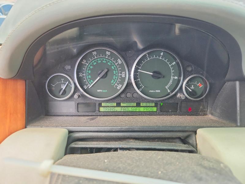 2008 Land rover RANGE ROVER VIN SALMF11495A186591 COPART salvage auction — MINOR DENT/SCRATCHES, NM - CERT OF TITLE-SALVAGE, sold $600 on 2026-07-02 (photo 9)