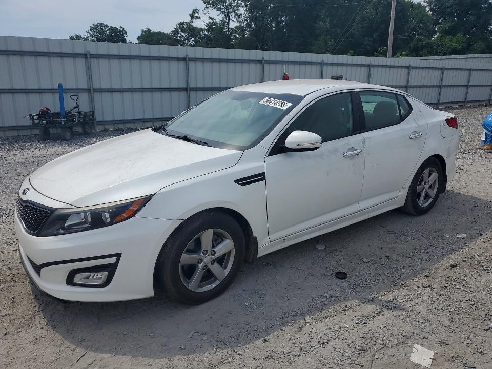 2015 Kia Optima VIN 5XXGM4A75FG358871 COPART salvage auction — VANDALISM, Nc - Salvage Certificate Of Title, sold $1,600 on 2026-07-22 (photo 1)