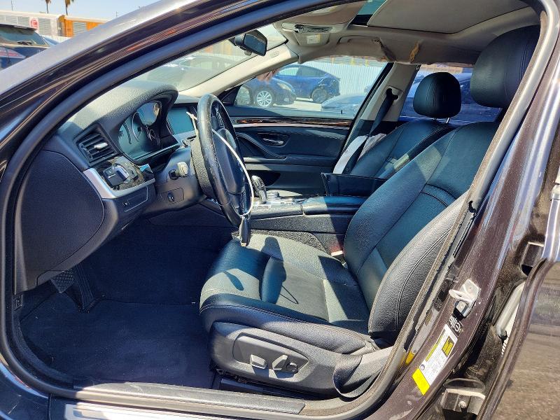 2014 BMW 5 series VIN WBA5A5C58ED507216 COPART salvage auction — SIDE, CA - DIS/DLR/EXP ONLY CLEAN TITLE, sold $500 on 2026-07-31 (photo 7)