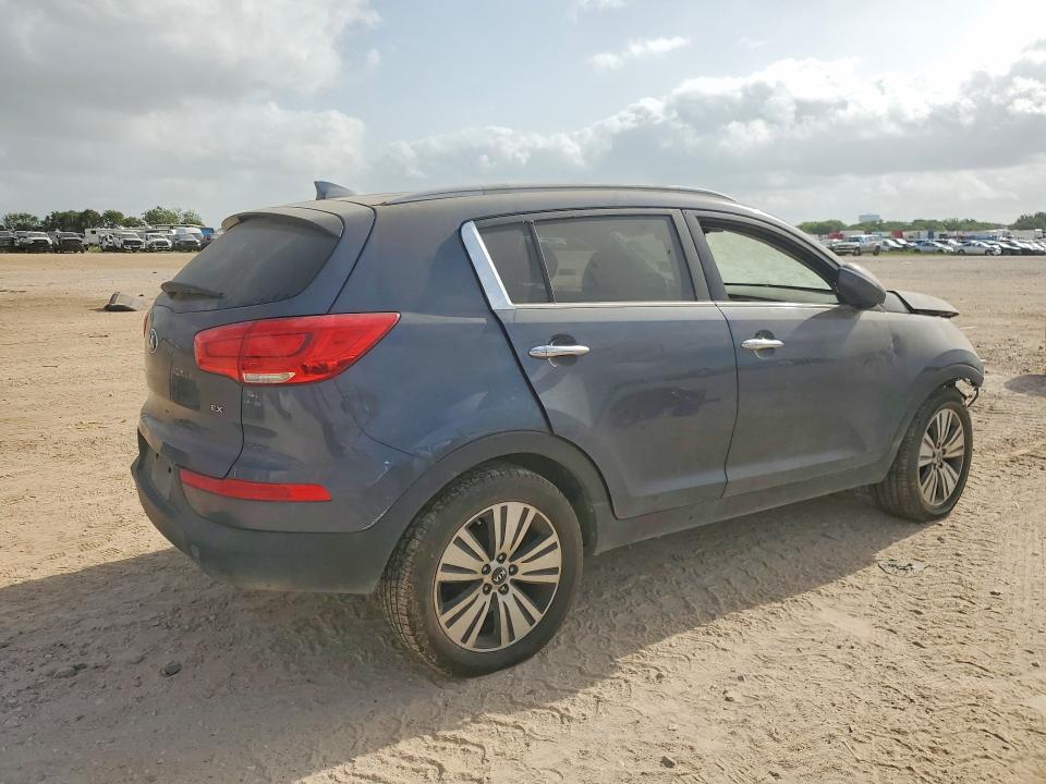 2015 Kia Sportage VIN KNDPC3AC2F7696179 COPART salvage auction — FRONT END, Tx - Certificate Of Title, sold $950 on 2026-07-23 (photo 3)