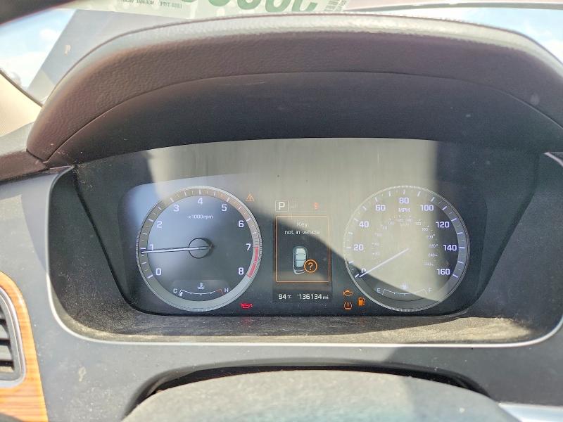 2015 Hyundai Sonata VIN 5NPE24AA3FH110633 COPART salvage auction — MECHANICAL, Il - Certificate Of Title, sold $725 on 2026-07-09 (photo 9)