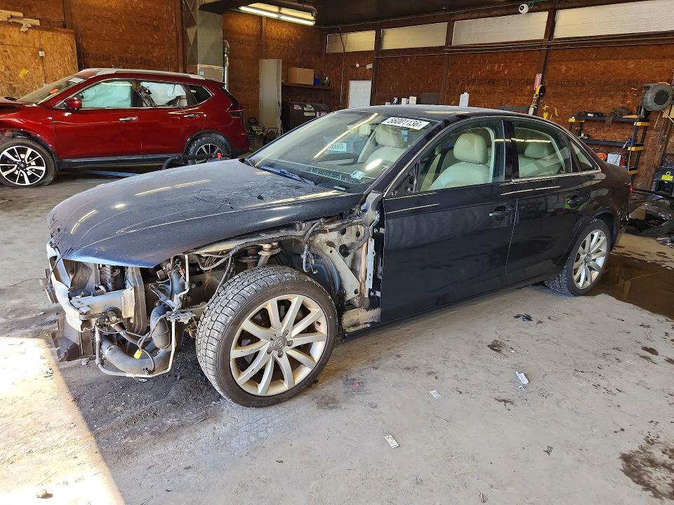 2013 Audi A4 VIN WAUFFAFL3DA125880 COPART salvage auction — FRONT END, Pa - Certificate Of Salvage, sold $1,000 on 2026-07-16 (photo 1)