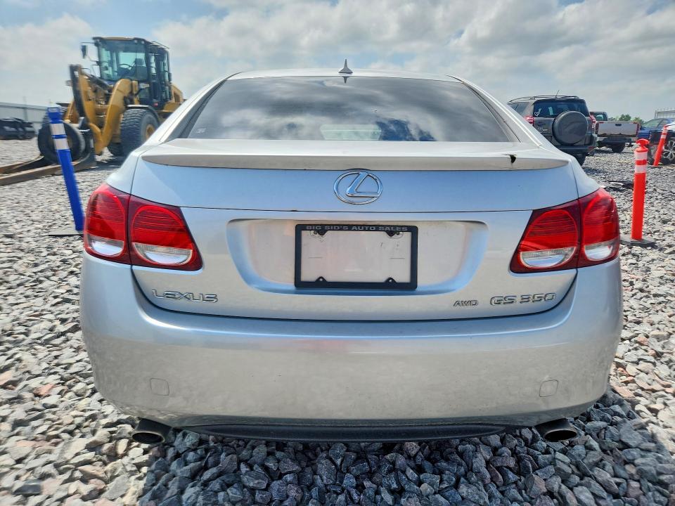 2007 Lexus Gs 350 VIN JTHCE96S470003522 COPART salvage auction — HAIL, Wi - Junked Vehicle Bill Of Sale, sold $350 on 2026-07-13 (photo 6)