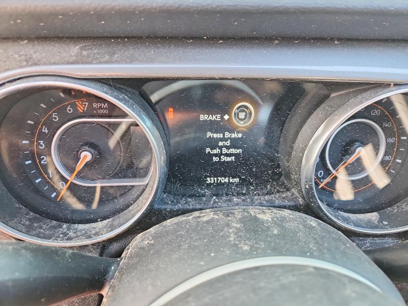 2018 Jeep Wrangler unlimited VIN 1C4HJXEG0JW216203 COPART salvage auction — ROLLOVER, On - Permit Salvage, sold $3,050 on 2026-07-09 (photo 9)