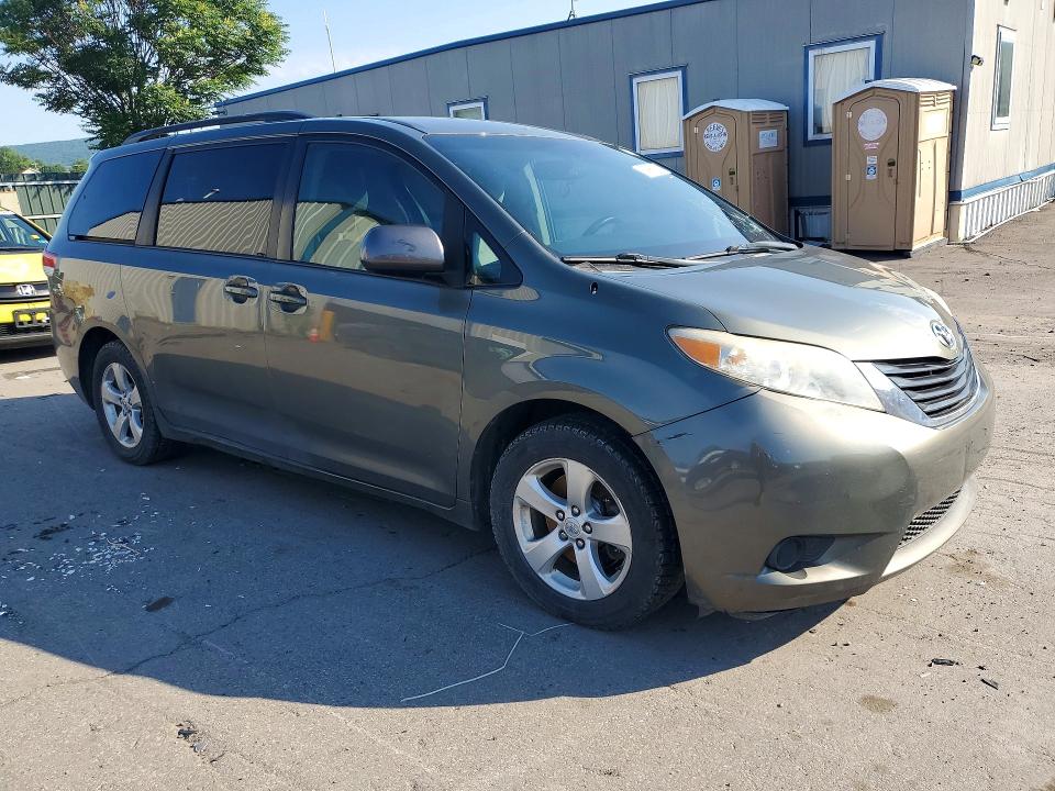 2012 Toyota Sienna VIN 5TDKK3DC3CS186739 COPART salvage auction — MECHANICAL, Pa - Cert Of Title (P), sold $400 on 2026-07-17 (photo 4)