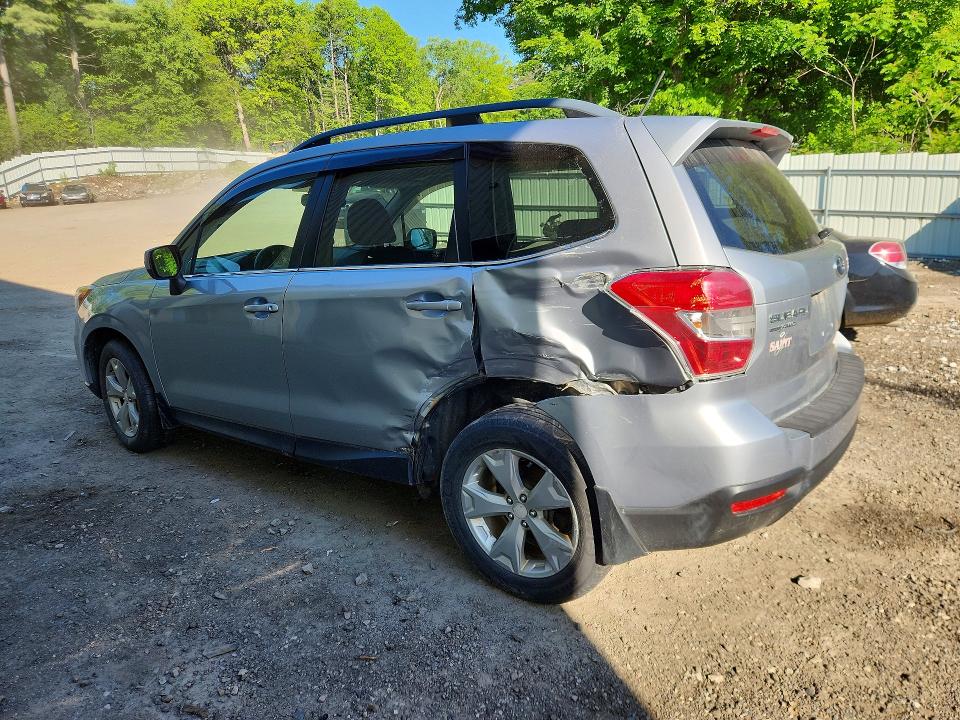 2015 Subaru Forester VIN JF2SJAHC6FH588833 COPART salvage auction — REAR END, Vt - Cert Of Title-Salvage Vehicle, sold $1,200 on 2026-07-27 (photo 2)