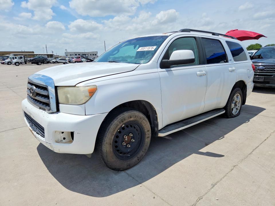 2009 Toyota Sequoia VIN 5TDZT64AX9S000649 COPART salvage auction — FRONT END, TX - CERTIFICATE OF TITLE (P), sold $3,400 on 2026-07-30 (photo 1)