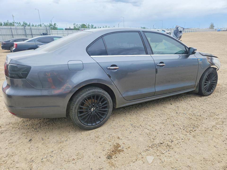 2012 Volkswagen Jetta VIN 3VWDL7AJ0CM371621 COPART salvage auction — BURN, AB - BOS - NONREPAIRABLE, sold $475 on 2026-07-02 (photo 3)