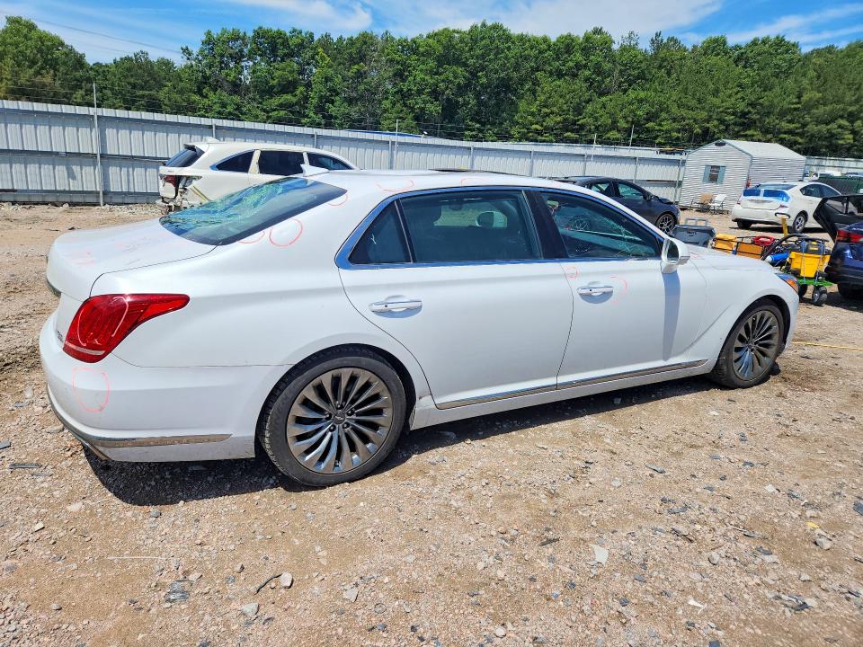 2018 Genesis G90 VIN KMHG54JH9JU043379 COPART salvage auction — ROOF, Va - Cert Of Title - Salvage, sold $1,250 on 2026-07-20 (photo 3)