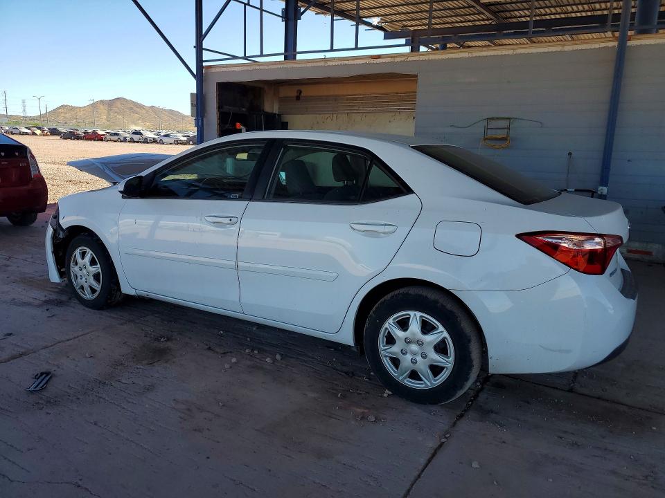 2017 Toyota Corolla VIN 5YFBURHE0HP701012 COPART salvage auction — FRONT END, Az - Cert Of Title - Salvage, sold $3,300 on 2026-07-14 (photo 2)
