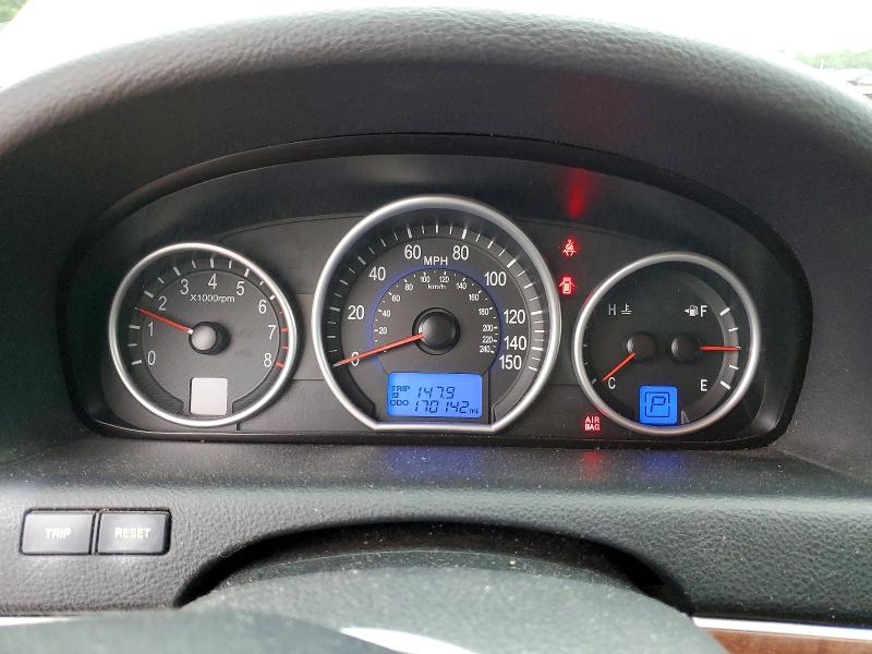 2008 Hyundai Veracruz VIN KM8NU13C98U050949 COPART salvage auction — SIDE, Ok - Cert Of Title-Salvage, sold $675 on 2026-07-09 (photo 9)