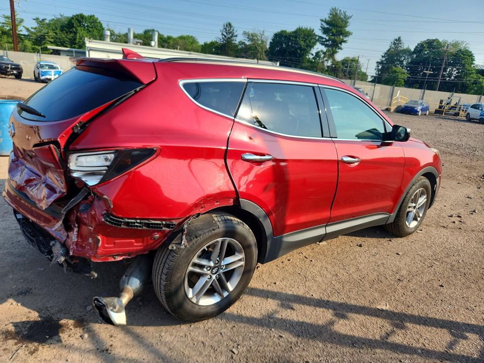 2018 Hyundai Santa fe VIN 5XYZUDLB3JG504635 COPART salvage auction — REAR END, Pa - Certificate Of Salvage, sold $3,550 on 2026-07-15 (photo 3)