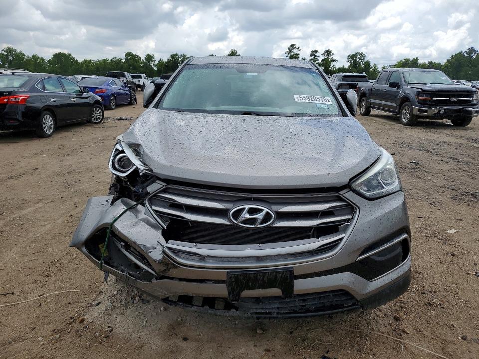 2017 Hyundai Santa fe VIN 5XYZT3LB6HG428108 COPART salvage auction — FRONT END, Tx - Salvage Vehicle Title, sold $2,100 on 2026-07-14 (photo 5)