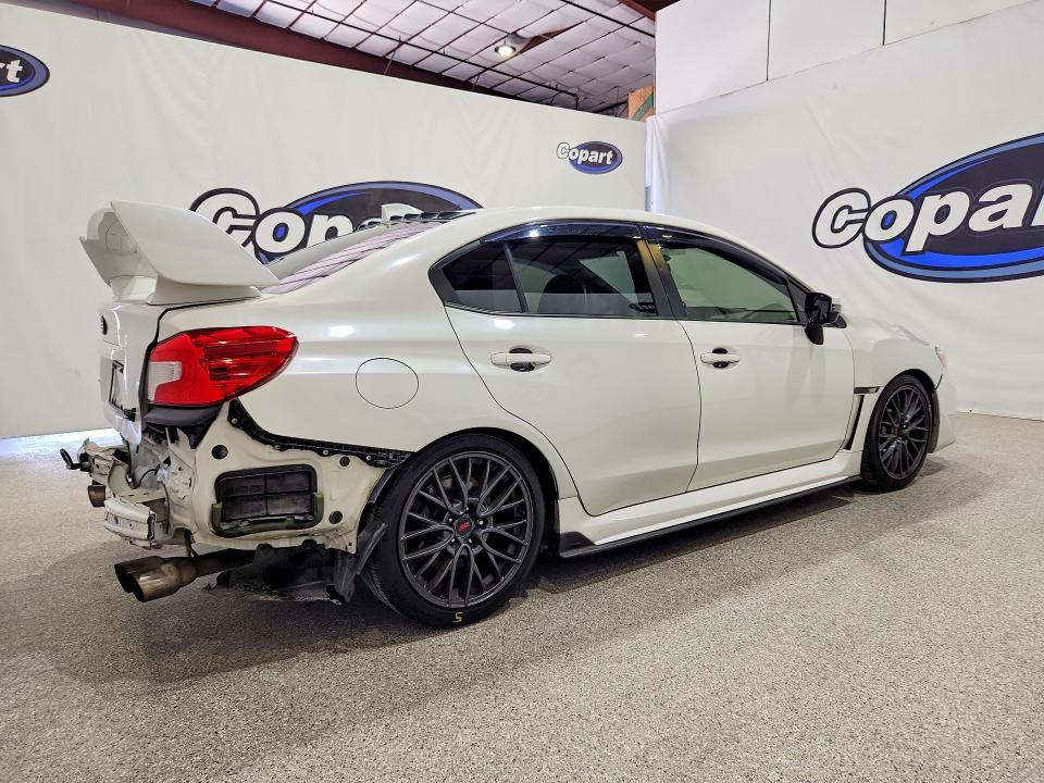 2016 Subaru Wrx VIN JF1VA2M69G9824409 COPART salvage auction — REAR END, CA - CERTIFICATE OF TITLE, sold $1,700 on 2026-07-23 (photo 3)