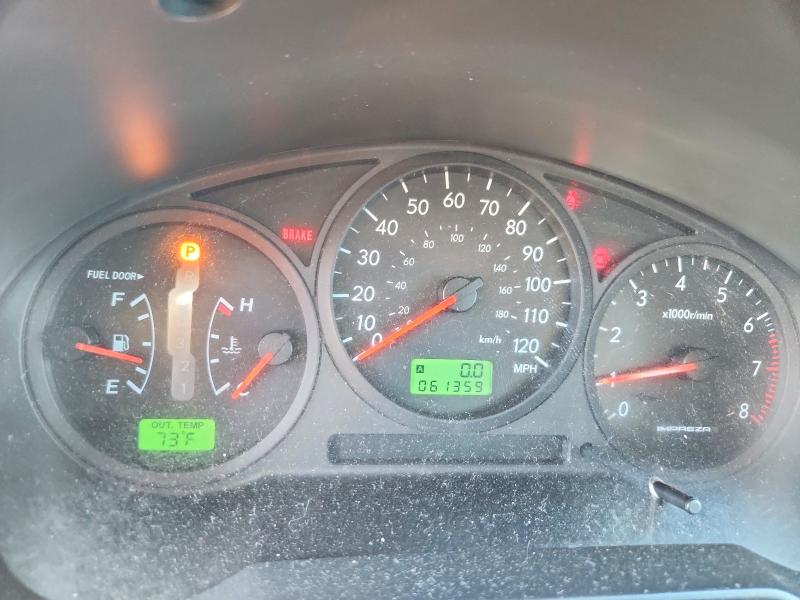 2006 Subaru Impreza VIN JF1GD67656H503264 COPART salvage auction — REAR END, Ny - Certificate Of Title, sold $2,200 on 2026-07-15 (photo 9)