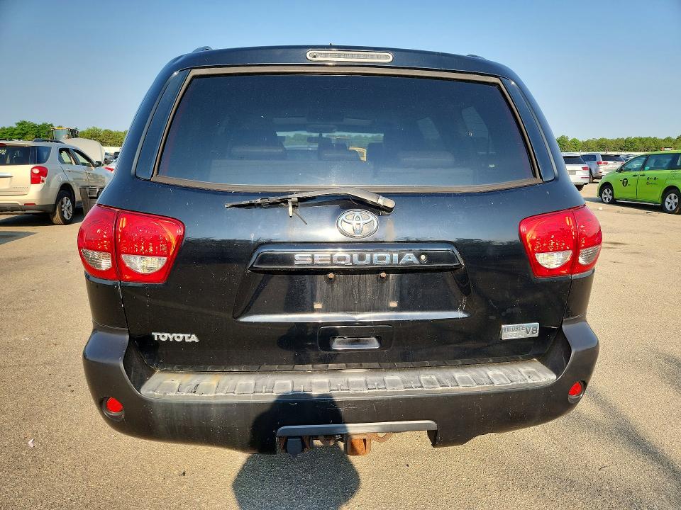 2008 Toyota Sequoia VIN 5TDBY64A18S013033 COPART salvage auction — UNDERCARRIAGE, Ny - Certificate Of Title, sold $2,700 on 2026-07-13 (photo 6)